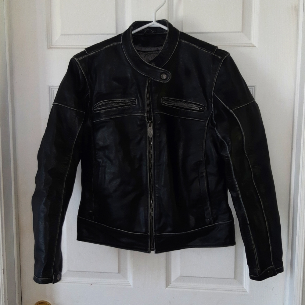 RIVER ROAD Biker leather jacket